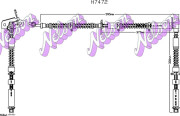 H7472 Brzdová hadica KAWE