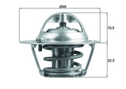 TX 204 82D Termostat chladenia Installation guide MAHLE