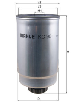 KC 90 Palivový filter MAHLE