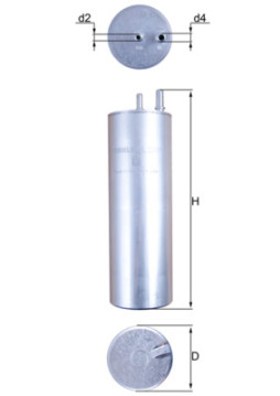 KL 229/5 Palivový filter MAHLE