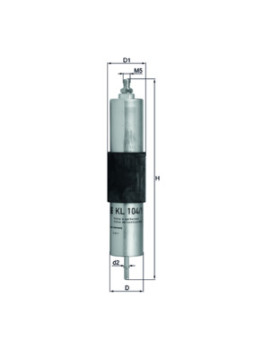 KL 104/1 Palivový filter MAHLE