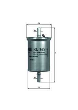 KL 165 Palivový filter MAHLE