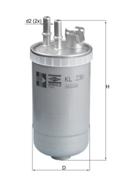 KL 230 Palivový filter MAHLE