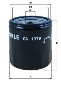 OC 1379 Olejový filter MAHLE