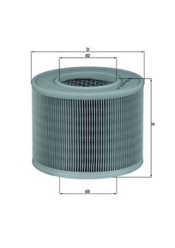 LX 986 Vzduchový filter MAHLE