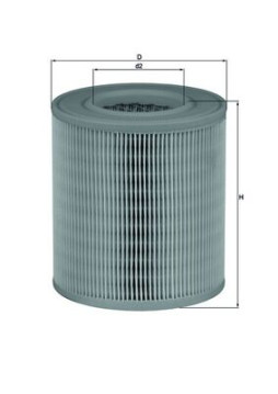 LX 1253 Vzduchový filtr MAHLE