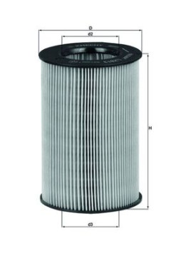 LX 813 Vzduchový filter MAHLE