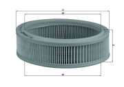 LX 70 Vzduchový filter MAHLE