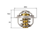 TX 212 82D Termostat chladenia Installation guide MAHLE