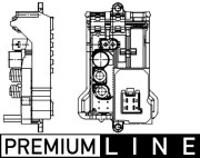 ABR 29 000P Regulator, ventilator vnutorneho priestoru PREMIUM LINE MAHLE