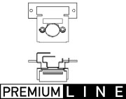 ABR 81 000P Odpor vnútorného ventilátora PREMIUM LINE MAHLE
