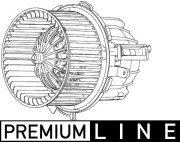 AB 115 000P Vnútorný ventilátor PREMIUM LINE MAHLE