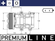 ACP 88 000P Kompresor klimatizácie PREMIUM LINE MAHLE