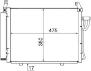 AC 17 000S Kondenzátor klimatizácie Installation guide MAHLE