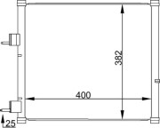 AC 184 000S Kondenzátor klimatizácie Installation guide MAHLE