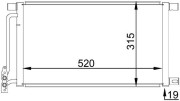 AC 235 001S Kondenzátor klimatizácie Installation guide MAHLE