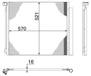 AC 269 000S Kondenzátor klimatizácie Installation guide MAHLE