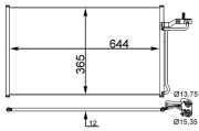 AC 27 000S Kondenzátor klimatizácie Installation guide MAHLE