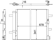 AC 2 001S Kondenzátor klimatizácie Installation guide MAHLE