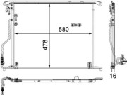 AC 334 000S Kondenzátor klimatizácie Installation guide MAHLE