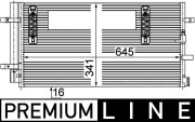 AC 457 000P Kondenzátor klimatizácie PREMIUM LINE MAHLE
