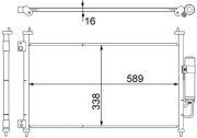 AC 464 000S Kondenzátor klimatizácie Installation guide MAHLE