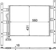 AC 520 000S Kondenzátor klimatizácie Installation guide MAHLE