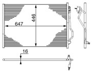 AC 6 000S Kondenzátor klimatizácie Installation guide MAHLE