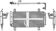 AC 714 000S Kondenzátor klimatizácie Installation guide MAHLE