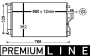 AC 770 000P Kondenzátor klimatizácie PREMIUM LINE MAHLE