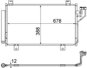 AC 865 000S Kondenzátor klimatizácie Installation guide MAHLE