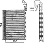 AE 116 000S Výparník klimatizácie Installation guide MAHLE