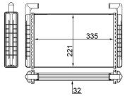 AH 119 000S Výmenník tepla vnútorného kúrenia Installation guide MAHLE