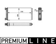 AH 130 000P Výmenník tepla vnútorného kúrenia PREMIUM LINE MAHLE