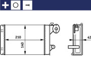 AH 158 000S Výmenník tepla vnútorného kúrenia Installation guide MAHLE