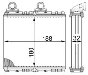 AH 222 000S Výmenník tepla vnútorného kúrenia Installation guide MAHLE