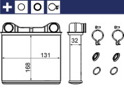 AH 238 000S Výmenník tepla vnútorného kúrenia Installation guide MAHLE