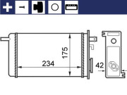 AH 44 000S Výmenník tepla vnútorného kúrenia Installation guide MAHLE