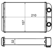 AH 58 000S Výmenník tepla vnútorného kúrenia Installation guide MAHLE