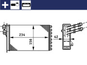 AH 72 000S Výmenník tepla vnútorného kúrenia Installation guide MAHLE