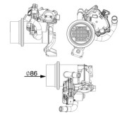 CE 18 000P Chladič pre recirkuláciu plynov PREMIUM LINE MAHLE