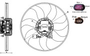 CFF 170 000S Ventilátor chladenia motora Installation guide MAHLE