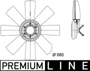 CFF 438 000P Ventilátor chladenia motora PREMIUM LINE MAHLE