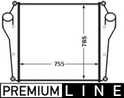 CI 131 000P Chladič plniaceho vzduchu PREMIUM LINE MAHLE