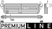 CI 242 000P Chladič plniaceho vzduchu PREMIUM LINE MAHLE