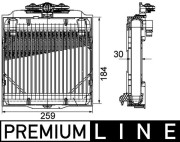 CLC 102 000P Chladič oleja automatickej prevodovky PREMIUM LINE MAHLE