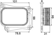 CLC 111 000S Chladič motorového oleja Installation guide MAHLE