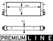 CLC 169 001P Chladič motorového oleja PREMIUM LINE MAHLE
