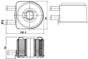 CLC 176 000S Chladič motorového oleja Installation guide MAHLE