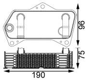 CLC 202 000S Chladič oleja automatickej prevodovky Installation guide MAHLE